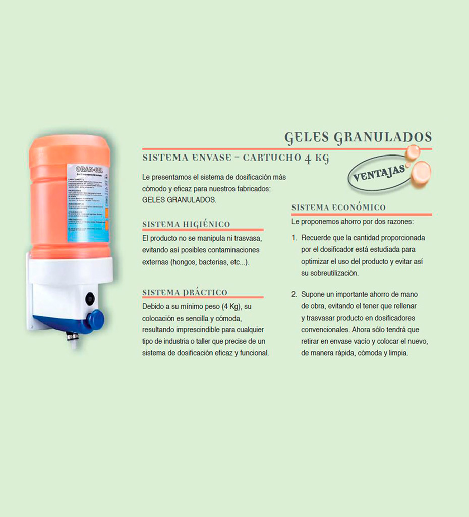 Gel lavamanos granulado desengrasante 2 Gel lavamanos granulado desengrasante - Imagen 2