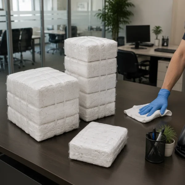 Trapo Blanco Mantelería para la limpieza industrial