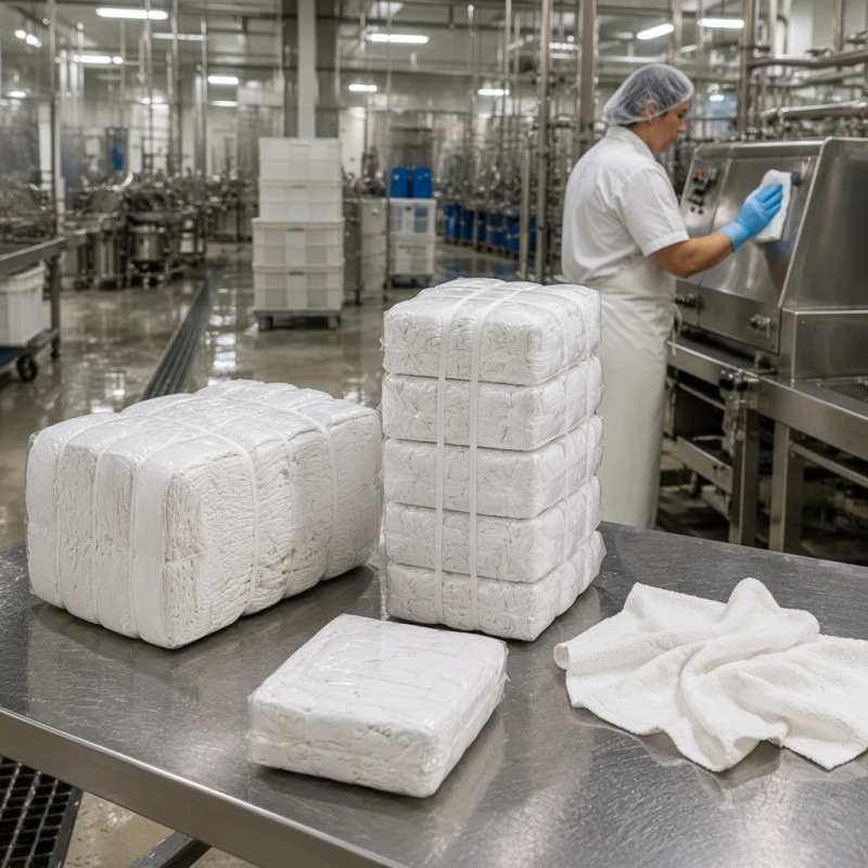 Trapo Blanco Punto Nuevo para la limpieza industrial 1 Trapo Blanco Punto Nuevo para la limpieza industrial
