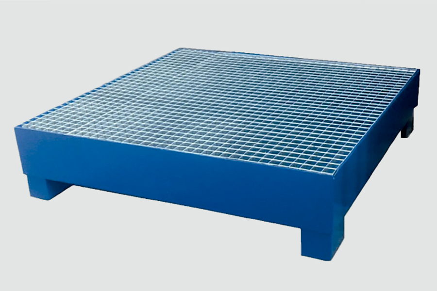 Cubeto Galvanizados para 4 Bidones de 200 litros 1 Cubeto Galvanizados para 4 Bidones de 200 litros