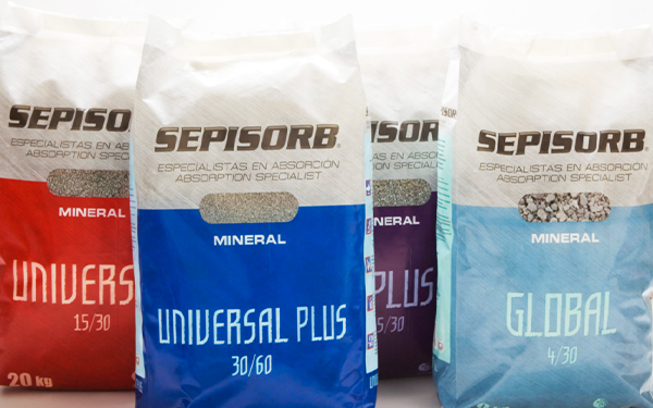 Absorbentes minerales de alta capacidad de absorción