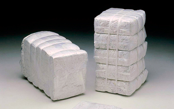 Trapos blancos para la limpieza industrial